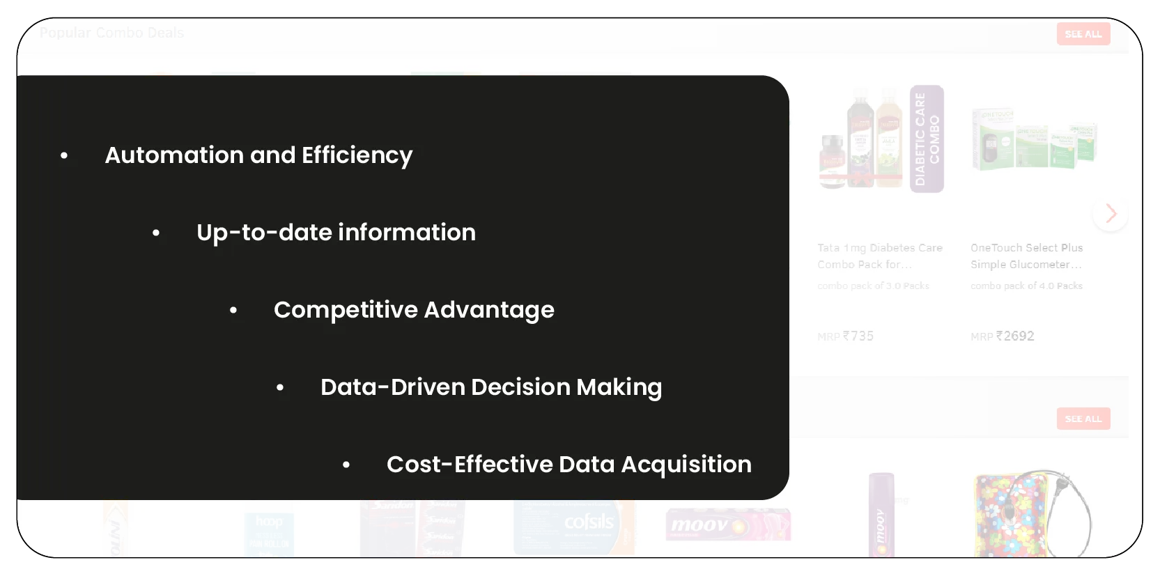 Benefits of Using Web Scraping API for Tata 1mg Products